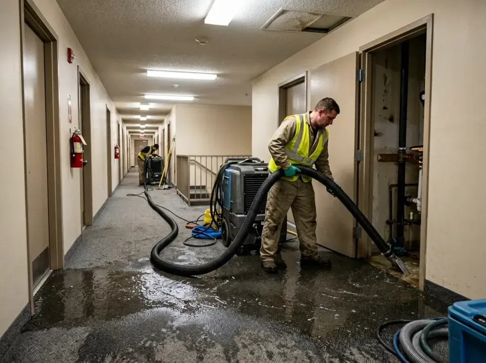 multi-unit-apartment-hallway-f-005 — frequently asked questions, Emergency Burst Pipe Water Extraction & Removal in Pearl Be…